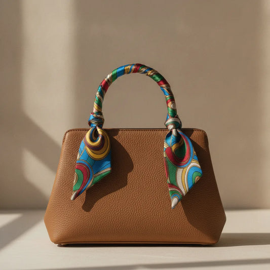 Attacher un foulard sur son sac à main | 5 nœuds faciles