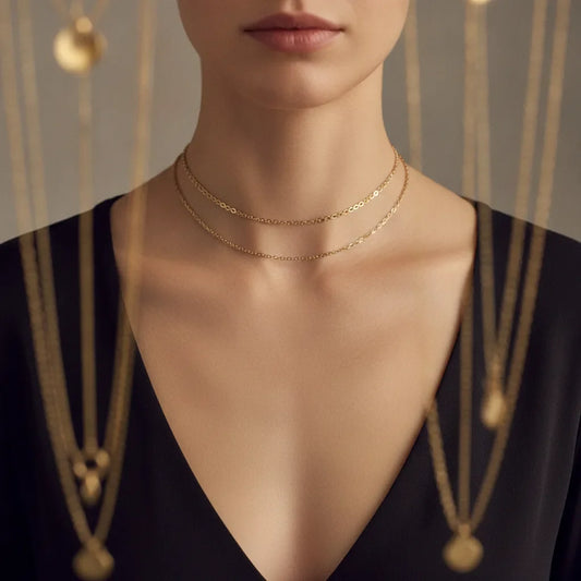 Collier ras de cou femme – guide de style et tailles