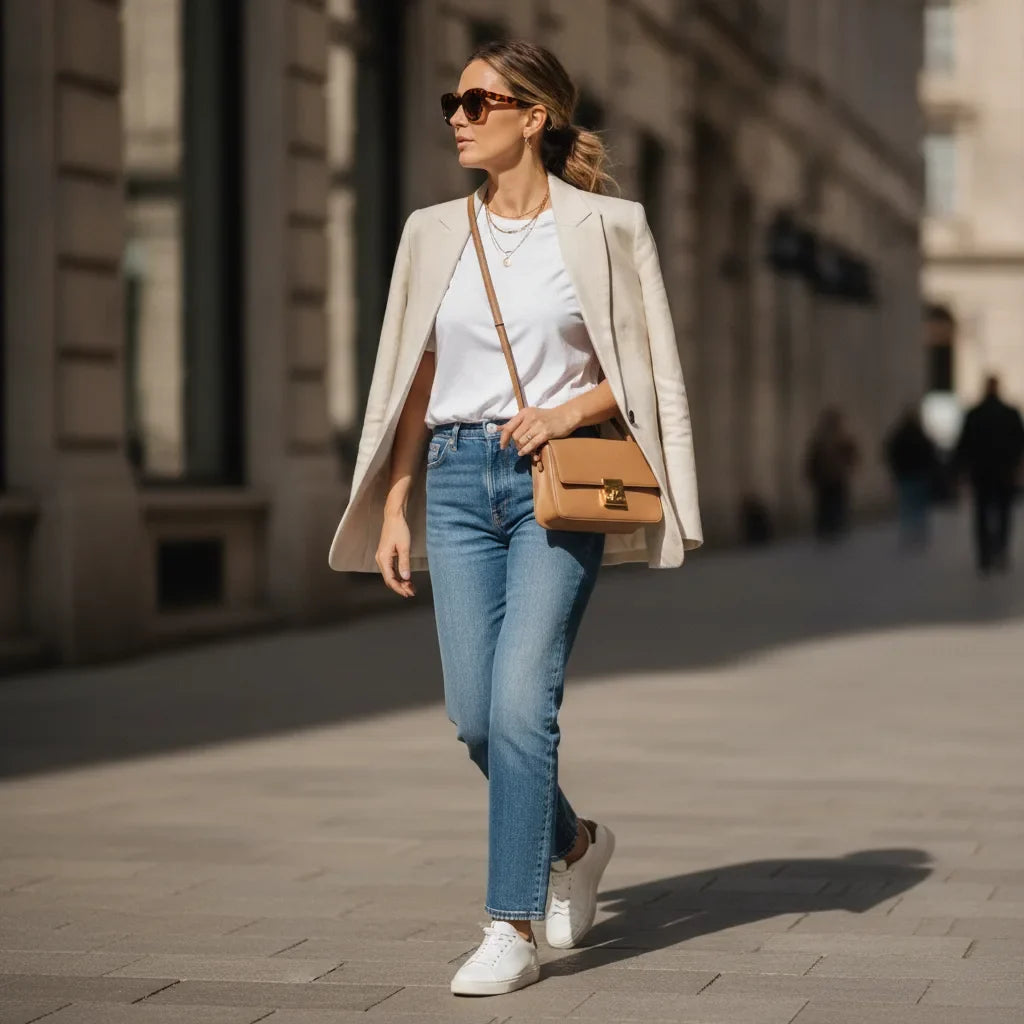 Look casual chic femme, les accessoires qui comptent